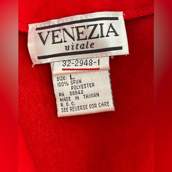 🆕Venezia Bright red polyester jacket-Y2K-Deadstock-slouchy coat-winter coat NWT - Picture 7 of 12